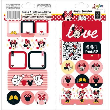 Sticker Tilibra Minnie Mouse