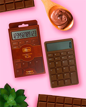 Calculadora Tilibra Chocolate TC26