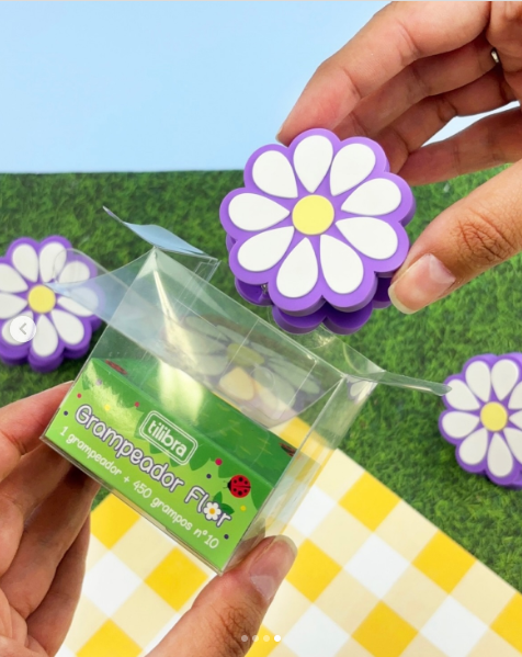 Presilladora Mini Tilibra Flor