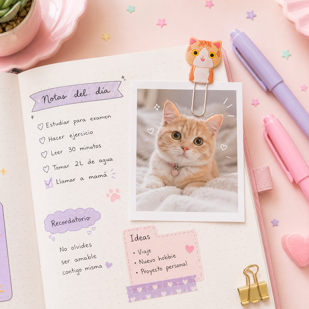 Clips Tilibra Purrfect 4 pcs