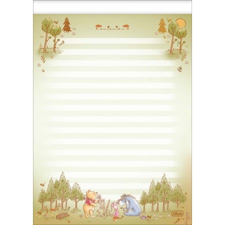 Block Tilibra Carta Pooh