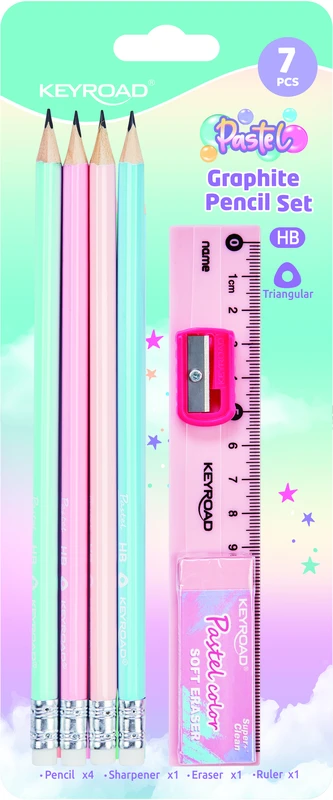 Set Lápices Pastel Keyroad