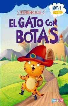 Libro Aprendiendo a Leer Nivel 1 El Gato con Botas