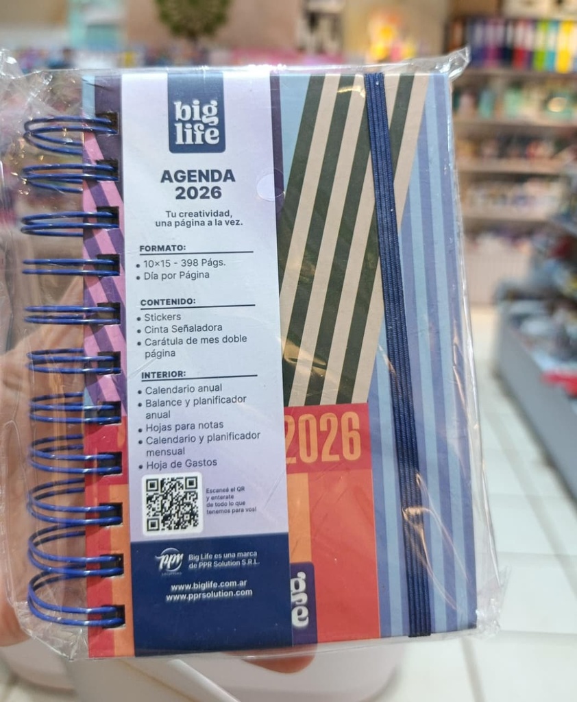 Agenda big life optica 10x15