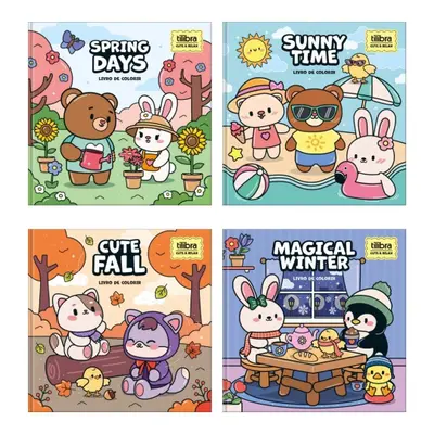 Libro colorear Tilibra Cute Relax Estaciones 46H