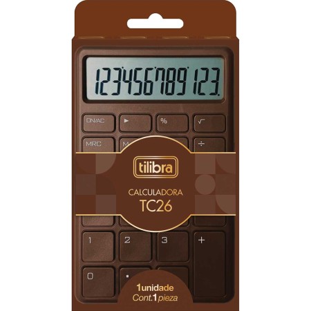 Calculadora Tilibra Chocolate TC26