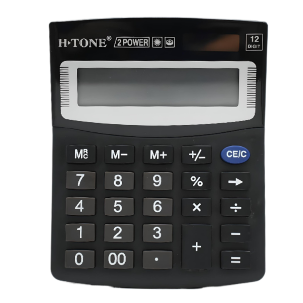 Calculadora HTONE 12 digitos color negro