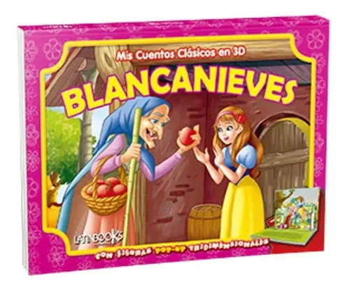 Libro 3D Blancanieves