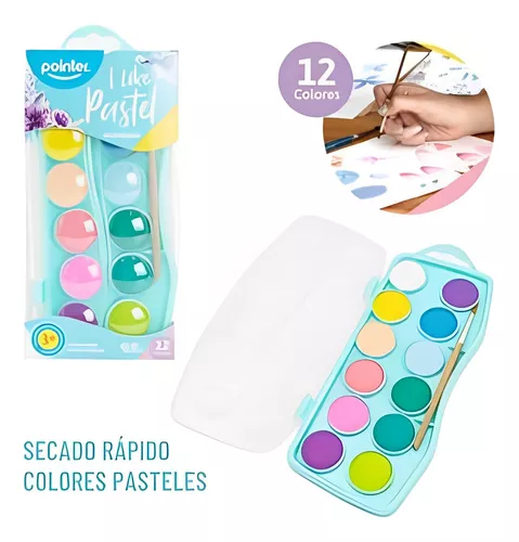 Acuarela Pointer Pastel 12 PCS