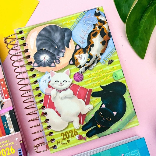 Agenda esp tilibra purrfect cats M3