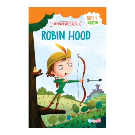 Libro Aprendiendo a Leer nivel 3 Robin Hood