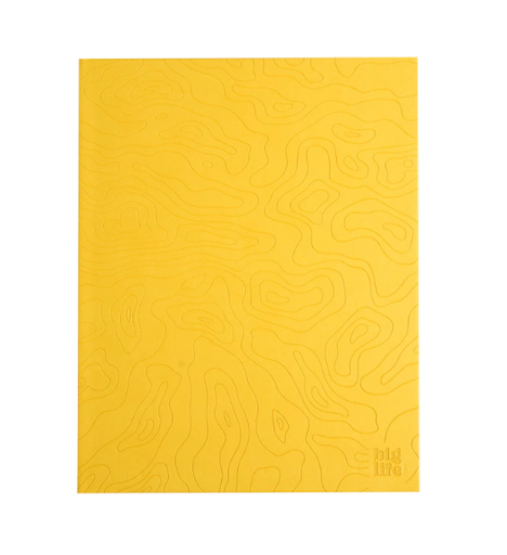 Anotador Big Life 19x23 Trama Amarillo