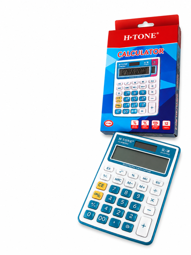 Calculadora HTONE 12 digitos Blanco